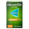 Nicorette 4mg Fruitfusion nicotine gum pack for smoking cessation