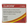 Olworm Albendazole 200mg tablets for intestinal parasite treatment