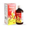 Relcer Gel 180ml antacid and anti-flatulent oral suspension bottle