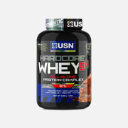 USN Hardcore Whey gH 908g protein powder Dutch chocolate flavor container