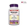 Webber Naturals Melatonin 5mg time-release tablets bottle with 60 tablets