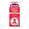 Benylin Children's Chesty Coughs 125ml bottle with strawberry flavor