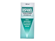 Bispanol Elixir bottle - Hyoscine N-Butyl Bromide 5mg per 5ml