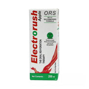 Electrorush ORS 200ml sachets in various flavors - Orange, Apple, Mix Berries, Cola