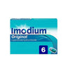 Imodium Original 2mg capsules 6-pack for diarrhea treatment