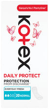 Kotex pantyliners ultra-thin daily protection pads with breathable cover