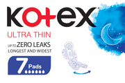 Kotex ultra thin sanitary pads single and value duo pack options