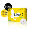 FreeStyle Libre 2 Plus sensor glucose monitoring device on arm