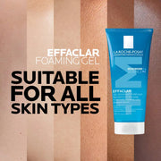 La Roche-Posay Effaclar Foam Cleanser M product in use