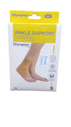 Olympian Ankle Support compression sleeve showing anatomical contoured fit