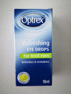 Optrex Refreshing Eye Drops bottle with applicator