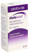 Relestat Epinastine Eye Drops 5ml bottle for allergic eye relief