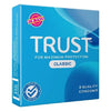 Trust Classic Smooth Condoms 3's pack showing product design