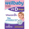 Wellbaby Vitamin D Drops 30ml bottle with dropper for accurate infant dosing