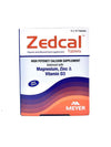 Zedcal calcium tablets 30's with vitamin D3 for bone health